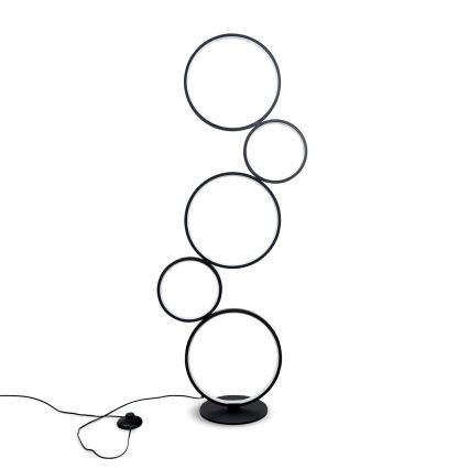 BRILAGI - LED Stojací lampa ECHO LED/36W/230V 4000K 110 cm černá
