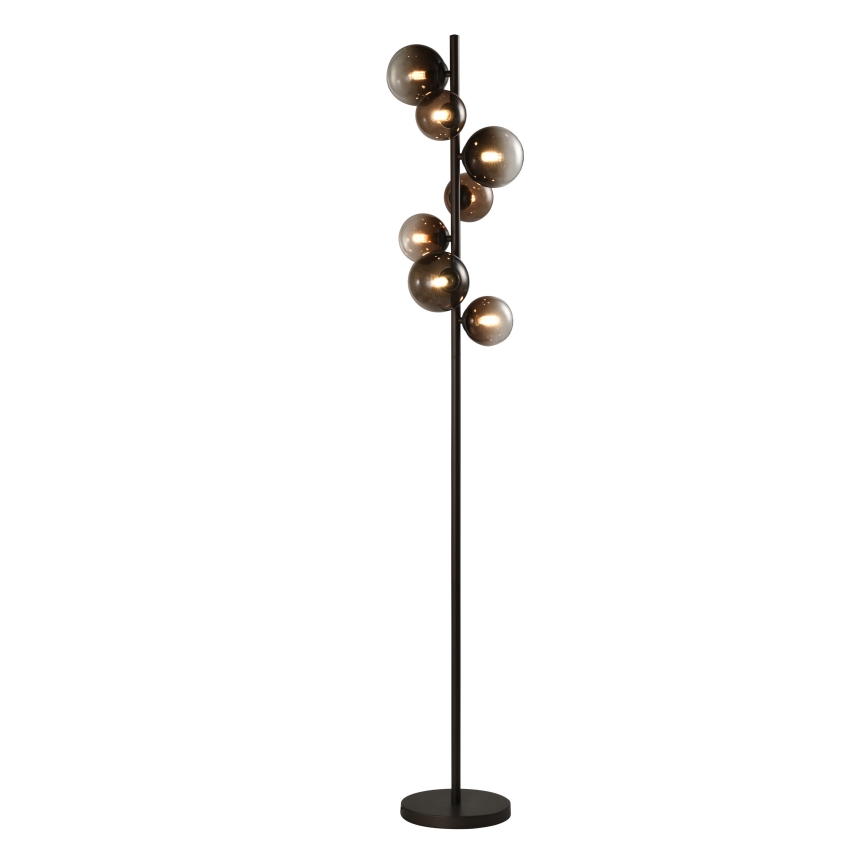 Brilagi - LED Stojací lampa MILLA 7xG9/3W/230V hnědá/kouřová hnědá