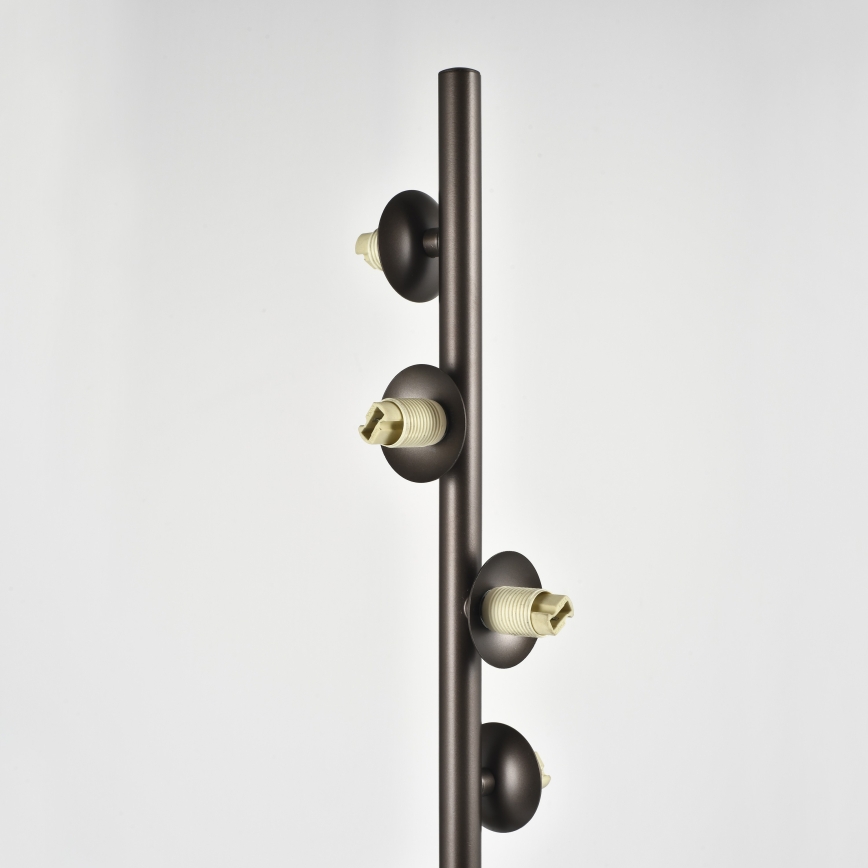Brilagi - LED Stojací lampa MILLA 7xG9/3W/230V hnědá/kouřová hnědá