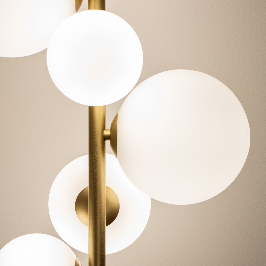 Brilagi - LED Stojací lampa MILLA 7xG9/3W/230V zlatá/bílá