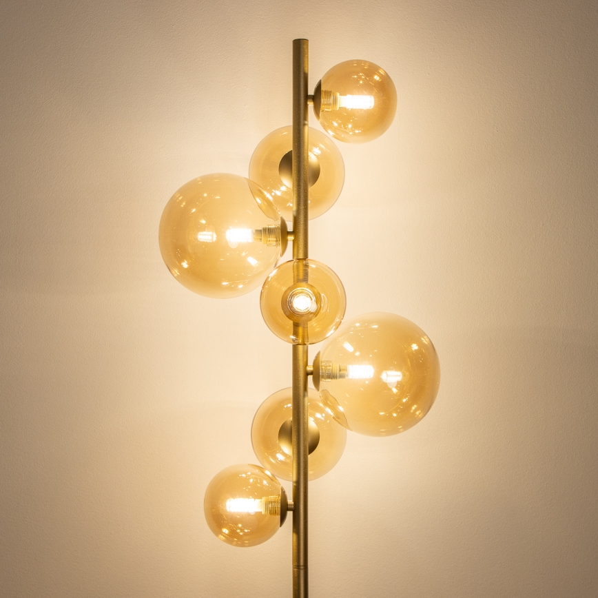 BRILAGI - LED Stojací lampa MILLA 7xG9/3W/230V zlatá