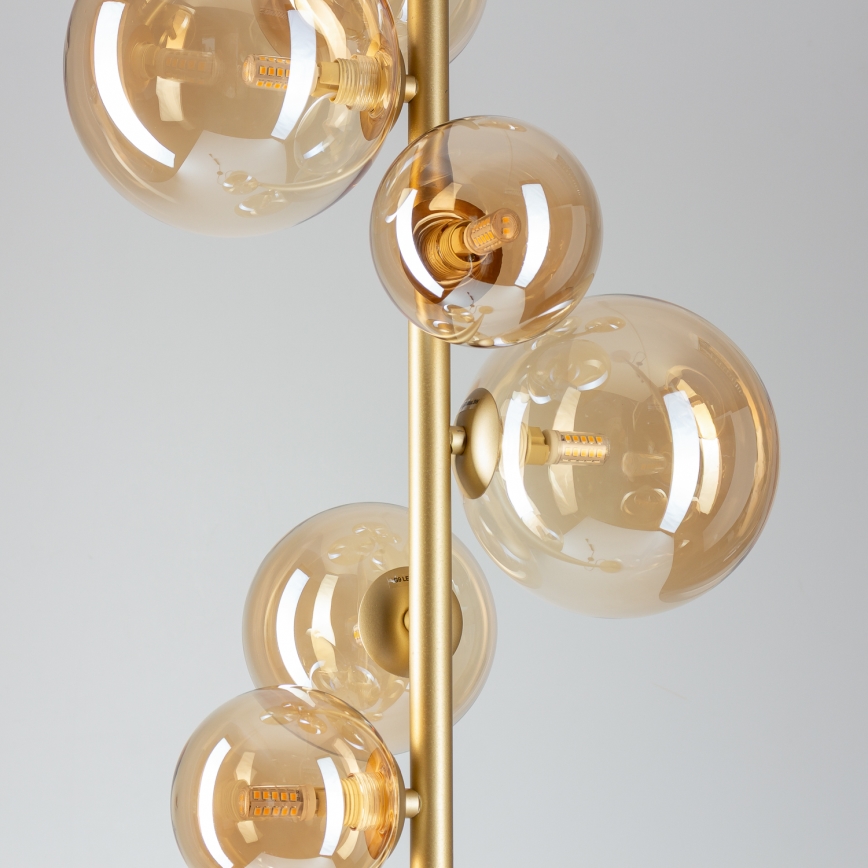 BRILAGI - LED Stojací lampa MILLA 7xG9/3W/230V zlatá