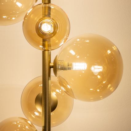 BRILAGI - LED Stojací lampa MILLA 7xG9/3W/230V zlatá