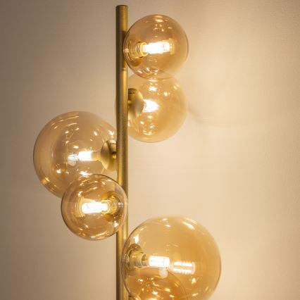 BRILAGI - LED Stojací lampa MILLA 7xG9/3W/230V zlatá
