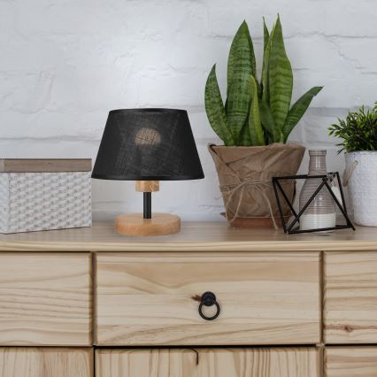 Brilagi - LED Stolní lampa ANTHONY 1xE14/40W/230V dub/černá
