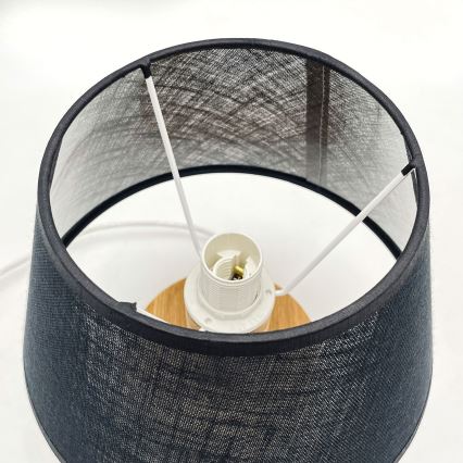 Brilagi - LED Stolní lampa ANTHONY 1xE14/40W/230V dub/černá