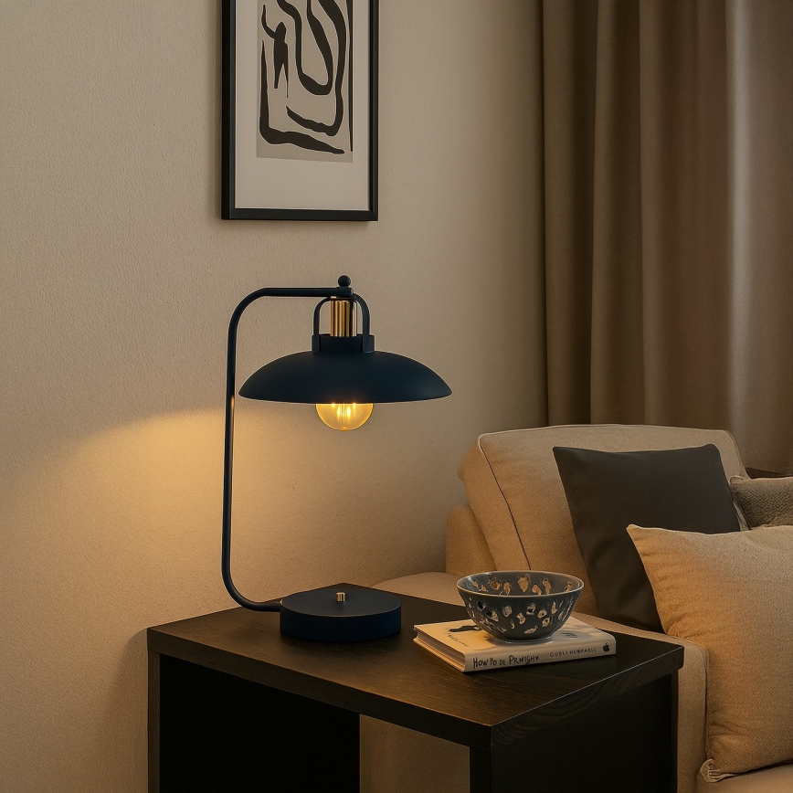 Brilagi - LED Stolní lampa FLAMENGO 1xE27/60W/230V modrá