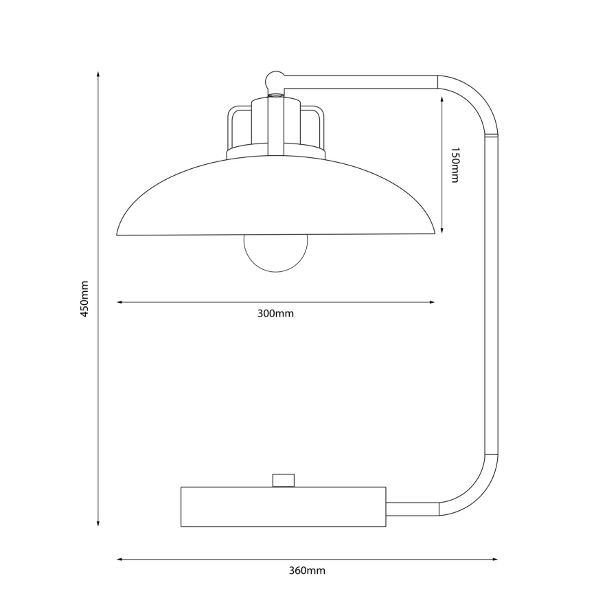 Brilagi - LED Stolní lampa FLAMENGO 1xE27/60W/230V modrá