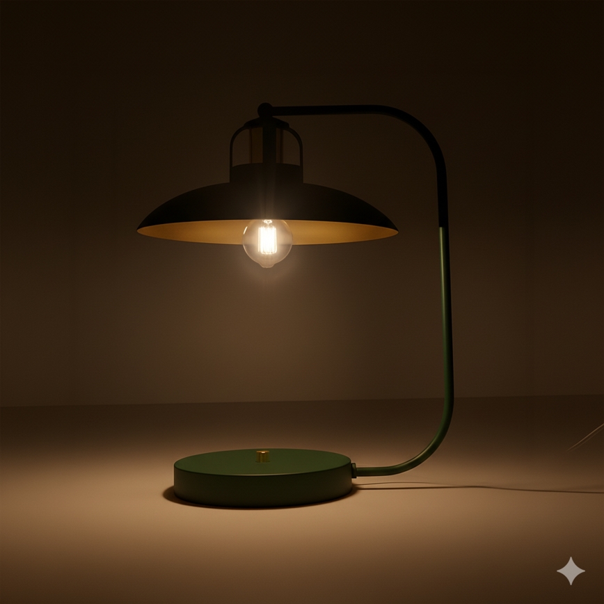 Brilagi - LED Stolní lampa FLAMENGO 1xE27/60W/230V zelená