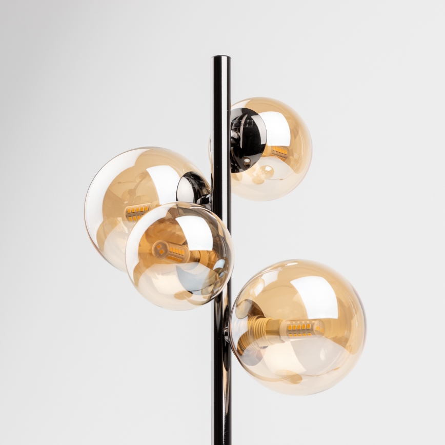 Brilagi - LED Stolní lampa MILLA 4xG9/3W/230V černý chrom/zlatá