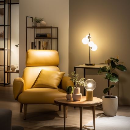 Brilagi - LED Stolní lampa MILLA 4xG9/3W/230V lesklý chrom/bílá