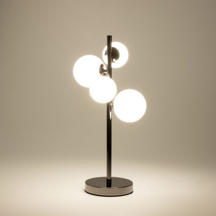 Brilagi - LED Stolní lampa MILLA 4xG9/3W/230V lesklý chrom/bílá