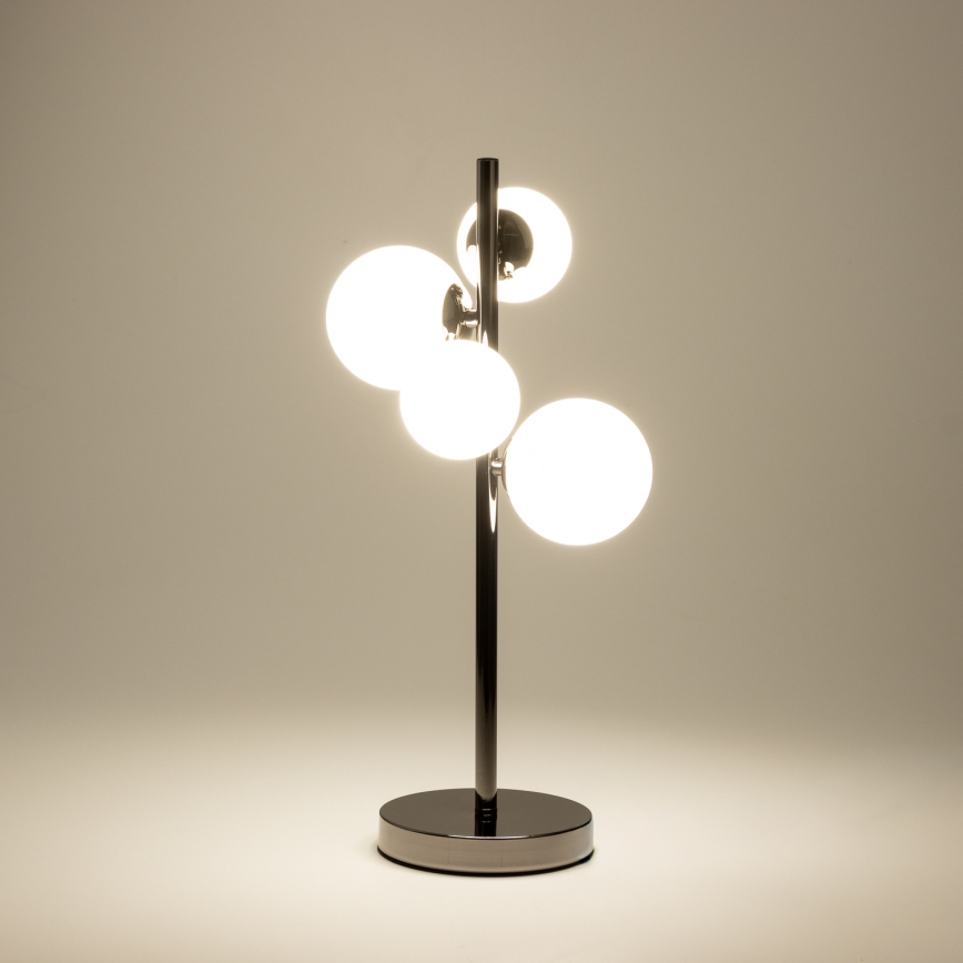 Brilagi - LED Stolní lampa MILLA 4xG9/3W/230V lesklý chrom/bílá