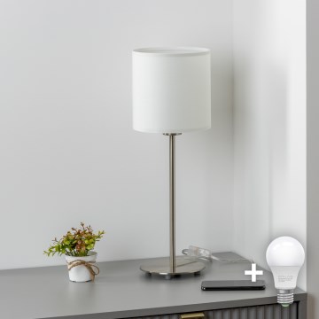 Brilagi - LED Stolní lampa NUBILA 1xE27/60W/230V bílá
