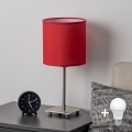 Brilagi - LED Stolní lampa NUBILA 1xE27/60W/230V červená