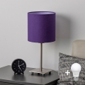 Brilagi - LED Stolní lampa NUBILA 1xE27/60W/230V fialová