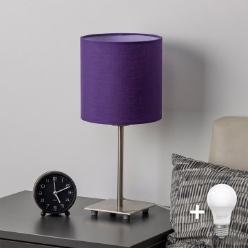 Brilagi - LED Stolní lampa NUBILA 1xE27/60W/230V fialová