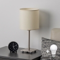 Brilagi - LED Stolní lampa NUBILA 1xE27/60W/230V krémová
