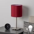 Brilagi - LED Stolní lampa NUBILA 1xE27/60W/230V pompejská červená