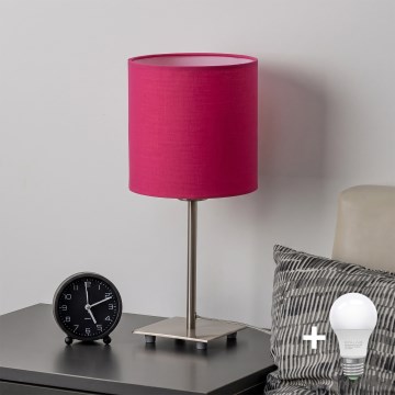 Brilagi - LED Stolní lampa NUBILA 1xE27/60W/230V růžová