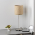 Brilagi - LED Stolní lampa NUBILA 1xE27/60W/230V světle hnědá