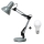 Brilagi - LED Stolní lampa ROMERO 1xE27/10W/230V stříbrná