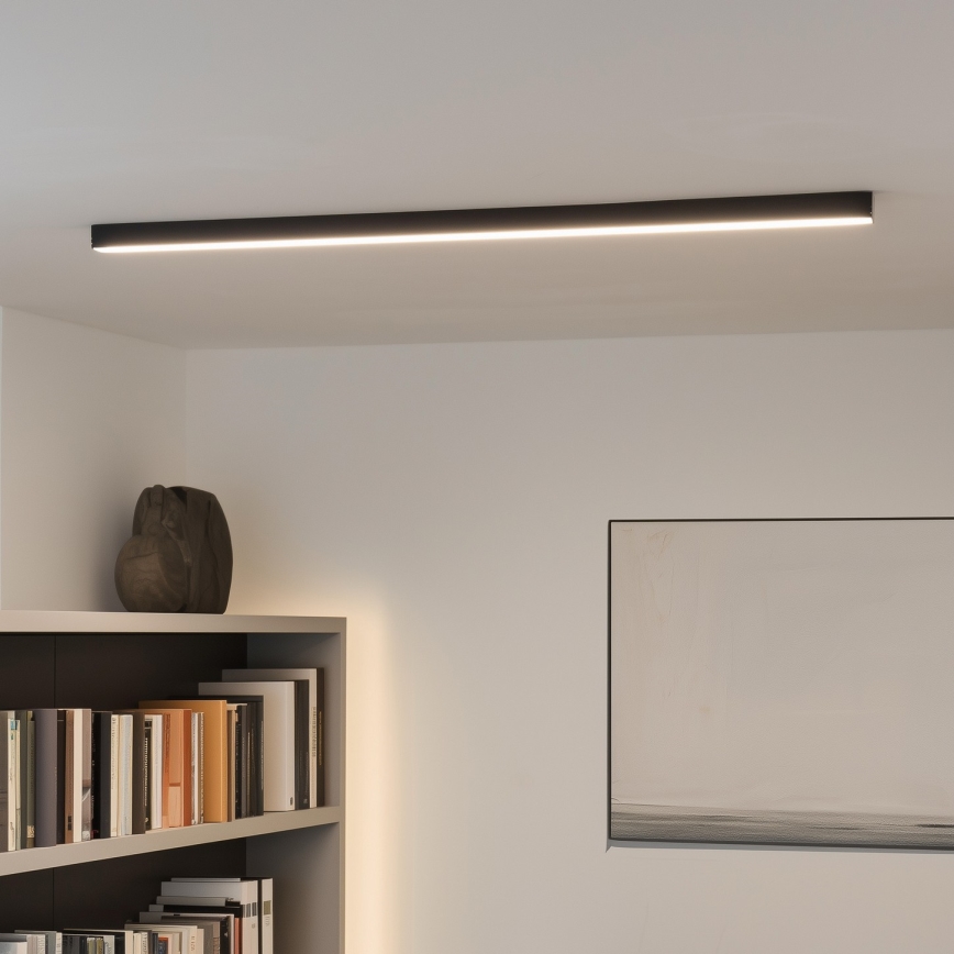 Brilagi - LED Stropní přisazené svítidlo FULLDAY LED/30/40/50W/230V 2700/4000/6000K 150 cm UGR19 černá