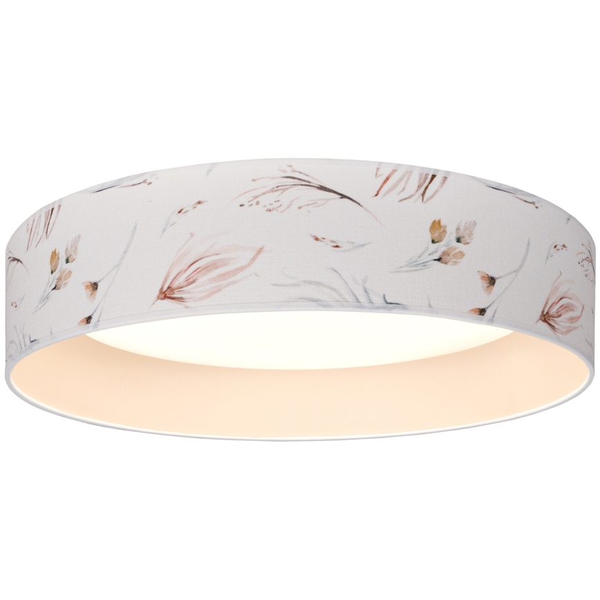 Brilagi - LED Stropní svítidlo VELVET SIMPLE LED/24W/230V 3000K pr. 45 cm bílá/květiny
