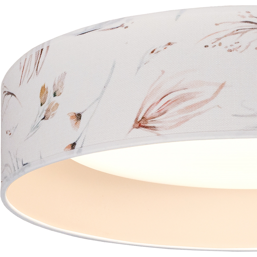 Brilagi - LED Stropní svítidlo VELVET SIMPLE LED/24W/230V 3000K pr. 45 cm bílá/květiny