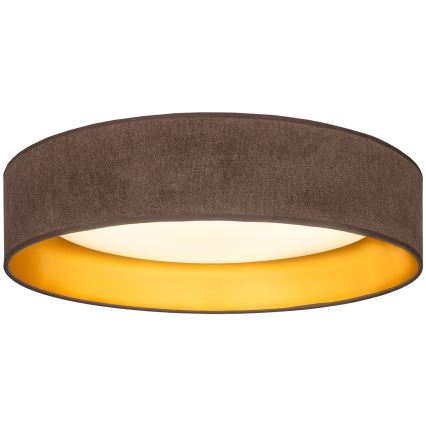 Brilagi - LED Stropní svítidlo VELVET SIMPLE LED/24W/230V 3000K pr. 45 cm hnědá/zlatá