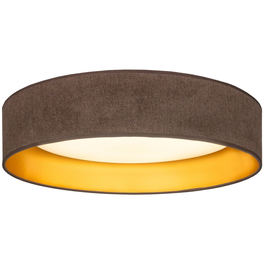 Brilagi - LED Stropní svítidlo VELVET SIMPLE LED/24W/230V 3000K pr. 45 cm hnědá/zlatá