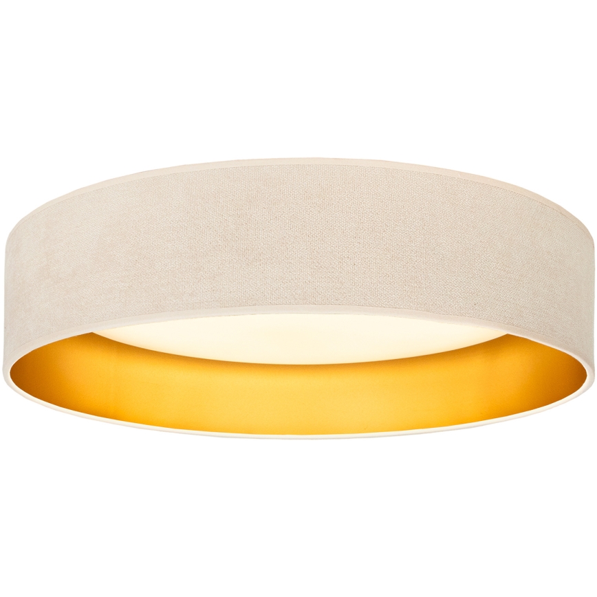 Brilagi - LED Stropní svítidlo VELVET SIMPLE LED/24W/230V 3000K pr. 45 cm krémová/zlatá
