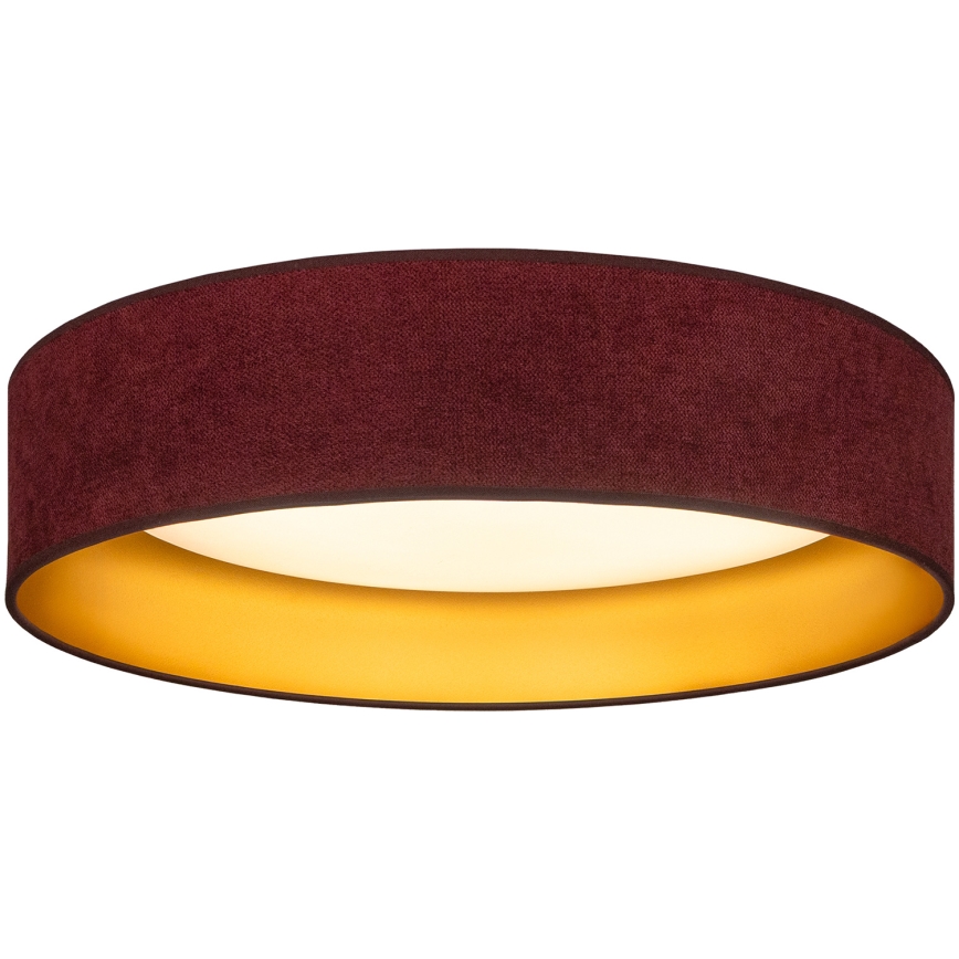 Brilagi - LED Stropní svítidlo VELVET SIMPLE LED/24W/230V 3000K pr. 45 cm vínová/zlatá