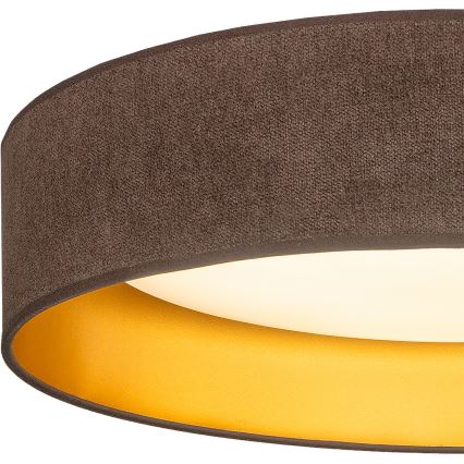 BRILAGI - LED Stropní svítidlo VELVET SIMPLE LED/36W/230V 3000K pr. 55 cm hnědá/zlatá