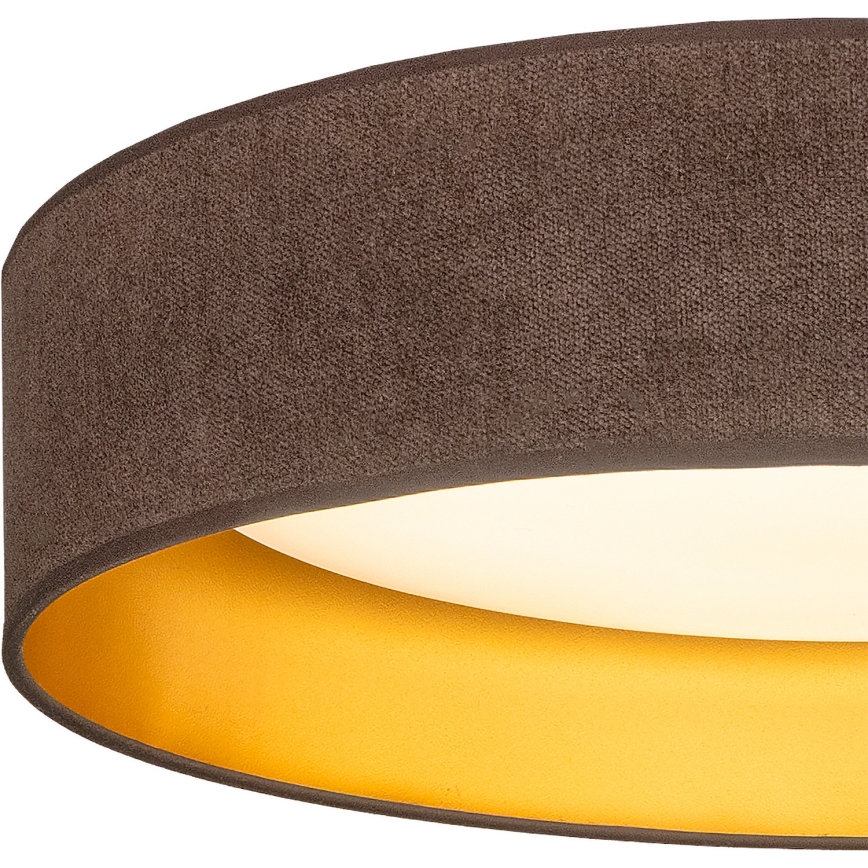 BRILAGI - LED Stropní svítidlo VELVET SIMPLE LED/36W/230V 3000K pr. 55 cm hnědá/zlatá