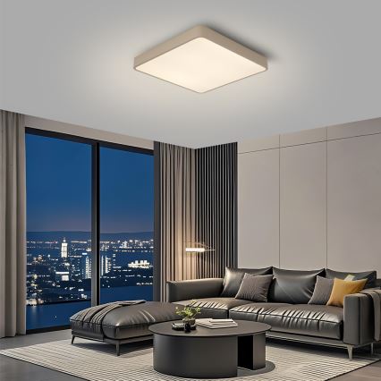 Brilagi - LED Stropní svítidlo POOL SQUARE LED/48W/230V 3000/4000/6000K 50x50 cm béžová