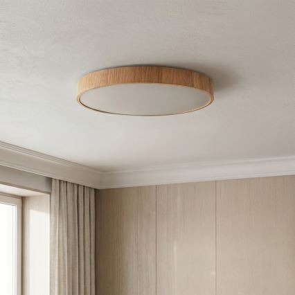 Brilagi - LED Stropní svítidlo POOL LED/48W/230V 3000/4000/6000K pr. 40 cm dekor dřeva