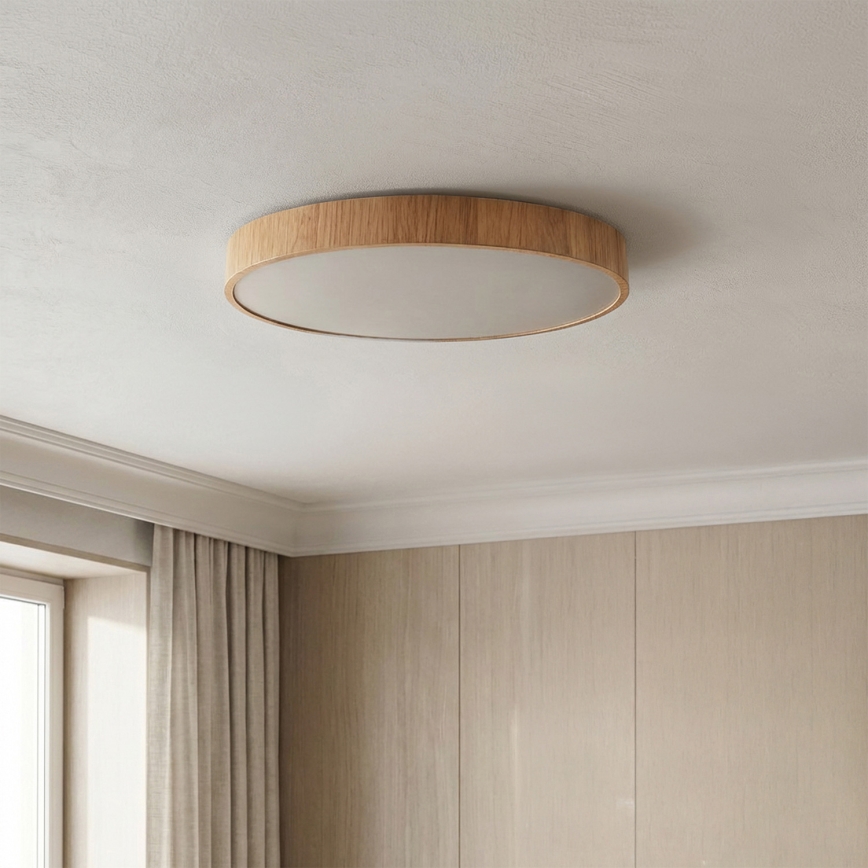 Brilagi - LED Stropní svítidlo POOL LED/48W/230V 3000/4000/6000K pr. 40 cm dekor dřeva
