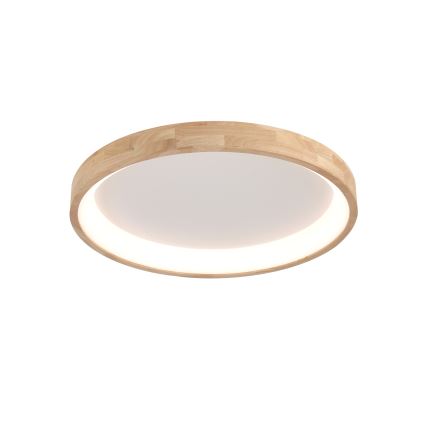Brilagi - LED Stropní svítidlo FALCON WOOD LED/60W/230V 3000/4000/6000K pr. 80 cm dřevo