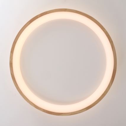 Brilagi - LED Stropní svítidlo FALCON WOOD LED/60W/230V 3000/4000/6000K pr. 80 cm dřevo