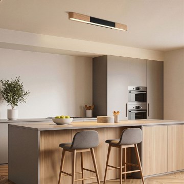 BRILAGI - LED Stropní přisazené svítidlo GARDALINE LED/100W/230V 80 cm dub/černá