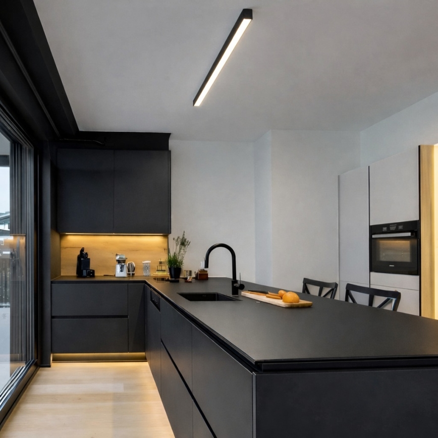 Brilagi - LED Stropní přisazené závěsné svítidlo SYNODICO LED/30W/230V 4000K černá