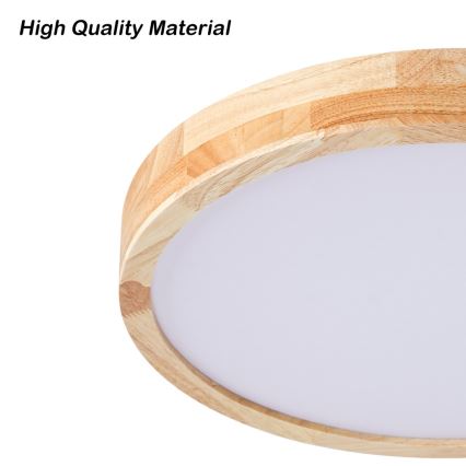 Brilagi - LED Stropní svítidlo WOODLINE LED/24W/230V 3000/4000/6000K dub pr. 30 cm