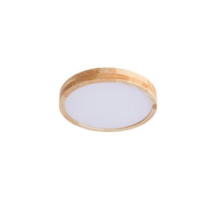 Brilagi - LED Stropní svítidlo WOODLINE LED/24W/230V 3000/4000/6000K dub pr. 30 cm