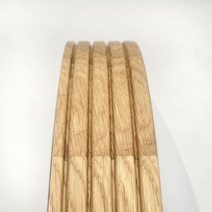 Brilagi - LED Stropní svítidlo CARVALHO MODERN SLIM 1xE27/60W/230V pr. 27,5 cm dub