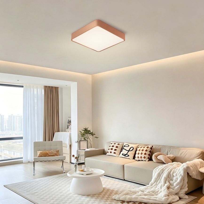 Brilagi - LED Stropní svítidlo POOL LED/48W/230V 3000/4000/6000K 50x50 cm bronzová