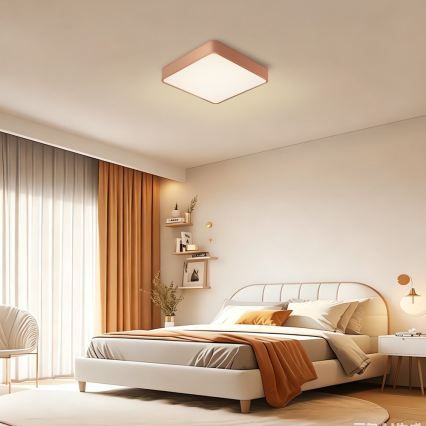 Brilagi - LED Stropní svítidlo POOL LED/48W/230V 3000/4000/6000K 50x50 cm bronzová
