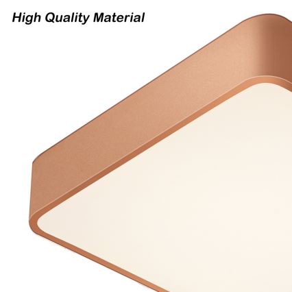 Brilagi - LED Stropní svítidlo POOL LED/48W/230V 3000/4000/6000K 50x50 cm bronzová