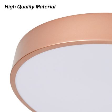 Brilagi - LED Stropní svítidlo POOL LED/48W/230V 3000/4000/6000K pr. 40 cm bronzová