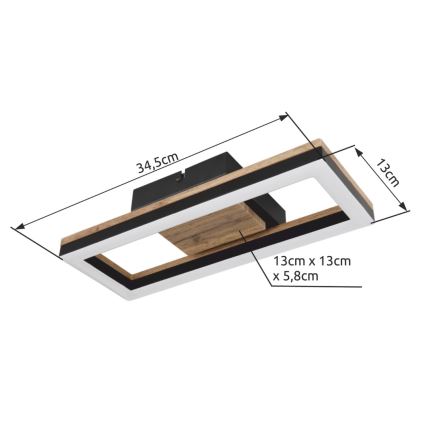 Brilagi - LED Stropní svítidlo AXIS LED/12W/230V